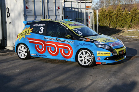 CS Racing’s Renault Clio er klar til endnu en sæson.